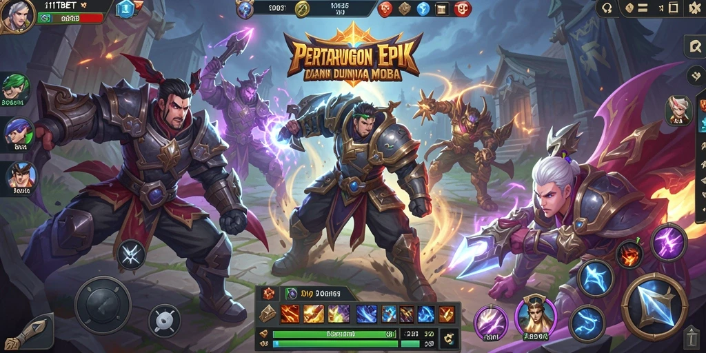 Tampilan menakjubkan dari gameplay 11TBET di arena pertempuran.