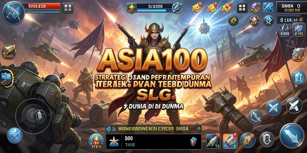 Tampilan gameplay ASIA100 yang mengasyikkan dan strategis.