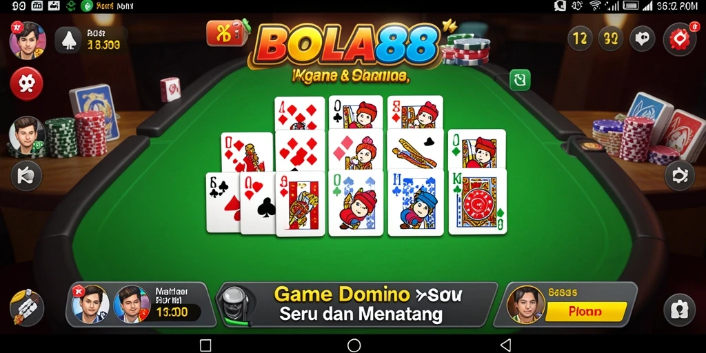 Gameplay seru dari BOLA88 dalam permainan Domino.