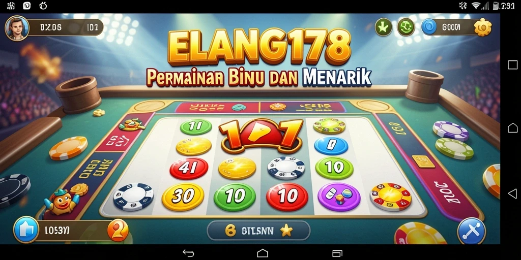 Screenshot gameplay Bingo yang menarik dan seru di ELANG178.
