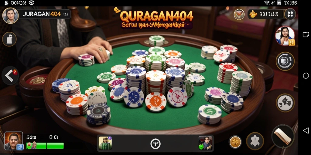 Tampilan gameplay QiuQiu yang seru dan menegangkan.