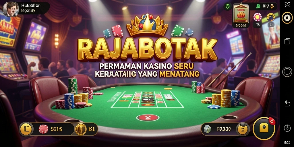 Tangkapan layar menampilkan gameplay yang seru di RAJABOTAK.