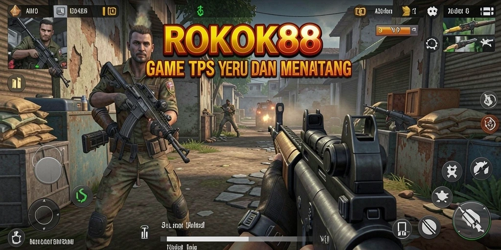 Tampilan gameplay seru dari ROKOK88 saat pertempuran berlangsung.