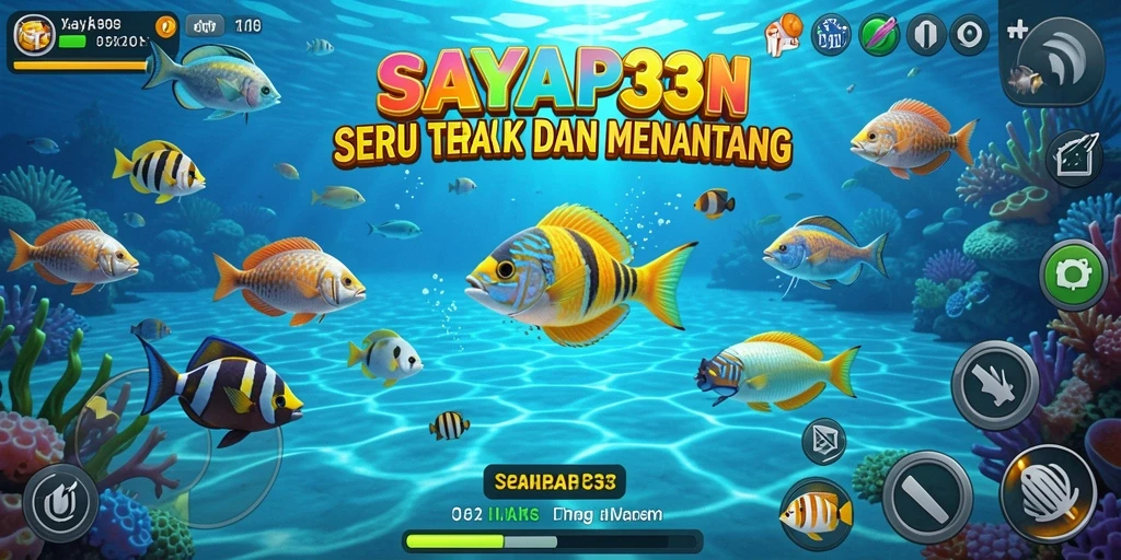 Tampilan gameplay menarik dalam <strong>SAYAP33</strong> saat berburu ikan.